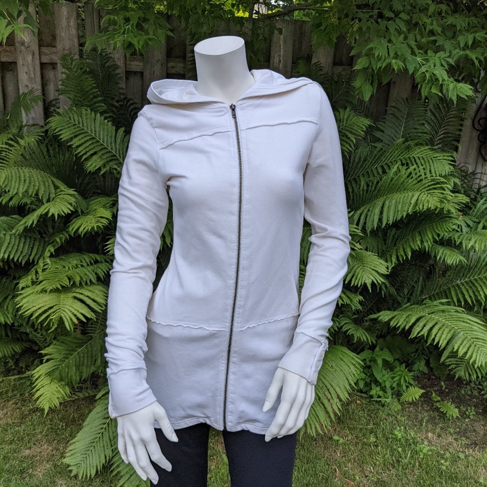 Long  Athletic jacket with lots of detail and stretch